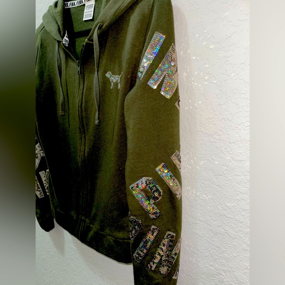 PINK Bling Zip Up Jacket-NWOT - Picture 2 of 5